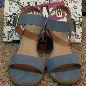 Brash blue heels size 10